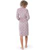 imageFruit of the Loom Womens Fleece RobeSnowflake Quilt