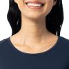 imageFruit of the Loom Womens Sueded Jersey Crew Top and Fleece Pant Sleep SetNavyAbstract