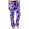 imageFruit of the Loom Womens Sueded Jersey Crew Top and Fleece Pant Sleep SetNavyAbstract