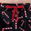 imageFruit of the Loom Womens Sueded Jersey Crew Top and Fleece Pant Sleep SetRadiant RedCandy Canes