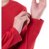 imageFruit of the Loom Womens Sueded Jersey Crew Top and Fleece Pant Sleep SetRadiant RedCandy Canes