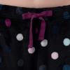 imageFruit of the Loom Womens Sueded Jersey Crew Top and Fleece Pant Sleep SetRoyal BerryMulti Dots