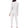 imageFruit of the Loom womens Micro Waffle Premium Thermal Union SuitWhite