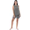 imageFruit of the Loom Womens Breathable Tank Top and Short 2 Piece Sleep SetHeather Grey
