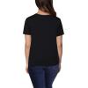 imageFruit of the Loom Womens Crafted Comfort Pima Cotton Short Sleeve TshirtsVneck  Black