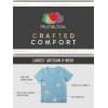 imageFruit of the Loom Womens Crafted Comfort Pima Cotton Short Sleeve TshirtsVneck  Black