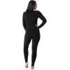 imageFruit of the Loom Womens Stretch Fleece Lined Thermal Long Johns Underwear SetBlack