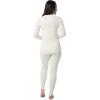 imageFruit of the Loom Womens Stretch Fleece Lined Thermal Long Johns Underwear SetCream