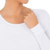 imageFruit of the Loom womens Micro Waffle Premium Thermal Underwear Tee ShirtWhiteWhite
