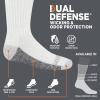 imageFruit of the Loom Boys Dual Defense Ankle Socks 10 PackGrey