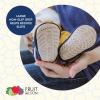 imageFruit of the Loom Cozy Thermal Wrap Booties with NonSkids for Baby Girls Boys UnisexCaramel