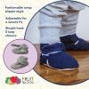 imageFruit of the Loom Cozy Thermal Wrap Booties with NonSkids for Baby Girls Boys UnisexChocolate
