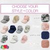 imageFruit of the Loom Cozy Thermal Wrap Booties with NonSkids for Baby Girls Boys UnisexIvory