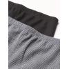 imageFruit of the Loom Girls Premium 2Pack Thermal Waffle BottomBlack  Grey