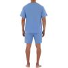 imageFruit of the Loom Mens Broadcloth Short Sleeve Pajama SetAzure Blue