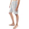 imageFruit of the Loom Mens Broadcloth Short Sleeve Pajama SetNaturalGreen Plaid