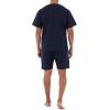 imageFruit of the Loom Mens Broadcloth Short Sleeve Pajama SetNavy