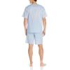 imageFruit of the Loom Mens Broadcloth Short Sleeve Pajama SetRoyal Stripe