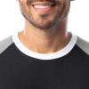 imageFruit of the Loom Mens Jersey Henley Top and Broadcloth Pant Sleep Pajama SetBlackBlack Plaid