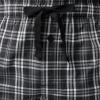 imageFruit of the Loom Mens Jersey Henley Top and Broadcloth Pant Sleep Pajama SetBlackBlack Plaid