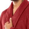 imageFruit of the Loom Mens Solid Plush Fleece RobeRed