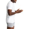 imageFruit of the Loom Mens Undershirts Moisture Wicking ampamp Tag Free Short Sleeve Crew TShirtsWhite  6 Pack