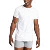 imageFruit of the Loom Mens Undershirts Moisture Wicking ampamp Tag Free Short Sleeve Crew TShirtsWhite  6 Pack