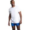imageFruit of the Loom Mens Undershirts Moisture Wicking ampamp Tag Free Short Sleeve Crew TShirtsWhiteBlack  12 Pack
