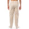 imageFruit of the Loom mens 2pack Sueded Jersey Knit Sleep Pajama PantOatmeal HeatherNatural Plaid