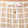 imageFruit of the Loom mens 2pack Sueded Jersey Knit Sleep Pajama PantOatmeal HeatherNatural Plaid