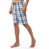 imageFruit of the Loom mens Extra Soft Woven Poplin Sleep ShortsBlue Plaid