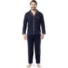 imageFruit of the Loom Mens Jersey Knit Pajama Sleep SetNavy