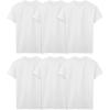 imageFruit of the Loom Mens Undershirts Moisture Wicking ampamp Tag Free Short Sleeve Crew TShirtsTall Man  White  6 Pack