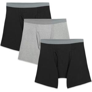imageFruit of the Loom Mens Big and Tall TagFree UnderwearBig Man  Boxer Brief  3 Pack Colors May Vary