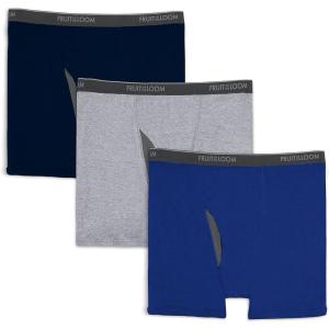 imageFruit of the Loom Mens Big and Tall TagFree UnderwearBig Man  Coolzone Fly Boxer Brief  3 Pack Colors May Vary
