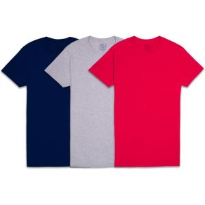 imageFruit of the Loom Mens Undershirts Moisture Wicking ampamp Tag Free Short Sleeve Crew TShirtsColors May Vary  3 Pack
