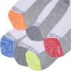 imageFruit Of the Loom Boys 10 Pair Pack Dual Defense Cushioned Comfort SocksWhite Assort