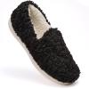 imageFruit of the Loom Womens Berber Loafer  Comfy Memory Foam IndoorOutdoorBlack