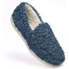 imageFruit of the Loom Womens Berber Loafer  Comfy Memory Foam IndoorOutdoorBlue
