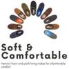 imageFruit of the Loom Womens Berber Loafer  Comfy Memory Foam IndoorOutdoorBlue