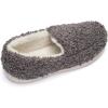 imageFruit of the Loom Womens Berber Loafer  Comfy Memory Foam IndoorOutdoorGrey
