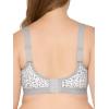 imageFruit of the Loom Womens Fit for Me Collection PlusSize Wireless Bra  Soft Cotton Comfort ampamp SupportLeopard Smoke