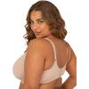 imageFruit of the Loom Womens Fit for Me Collection PlusSize Wireless Bra  Soft Cotton Comfort ampamp SupportSandBlack Hue