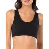 imageFruit of the Loom Womens MultiPack Tank Top Style Sports BraBlackWhtWhtRed