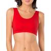 imageFruit of the Loom Womens MultiPack Tank Top Style Sports BraBlackWhtWhtRed