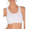 imageFruit of the Loom Womens MultiPack Tank Top Style Sports BraBlue Gem Heather With BlackWhiteBlack Hue
