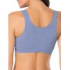 imageFruit of the Loom Womens MultiPack Tank Top Style Sports BraHeather GreyWhtWhtBlue Hthr