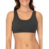 imageFruit of the Loom Womens MultiPack Tank Top Style Sports BraKaleidescopeCharcoal HeatherPunchy PeachWhite