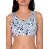 imageFruit of the Loom Womens MultiPack Tank Top Style Sports BraRose Impression PrintWhiteBlue