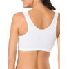 imageFruit of the Loom Womens MultiPack Tank Top Style Sports BraRose Impression PrintWhiteBlue